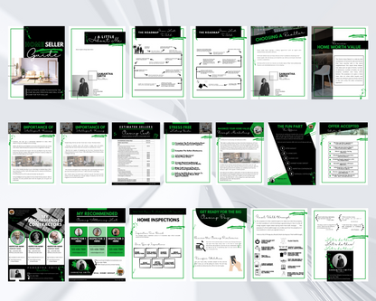 Home Sellers Guide | Real Estate Handout | Real Estate Print | Realtor Information | Real Estate Marketing | Instant Download