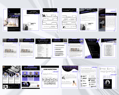 Home Sellers Guide | Real Estate Handout | Real Estate Print | Realtor Information | Real Estate Marketing | Instant Download