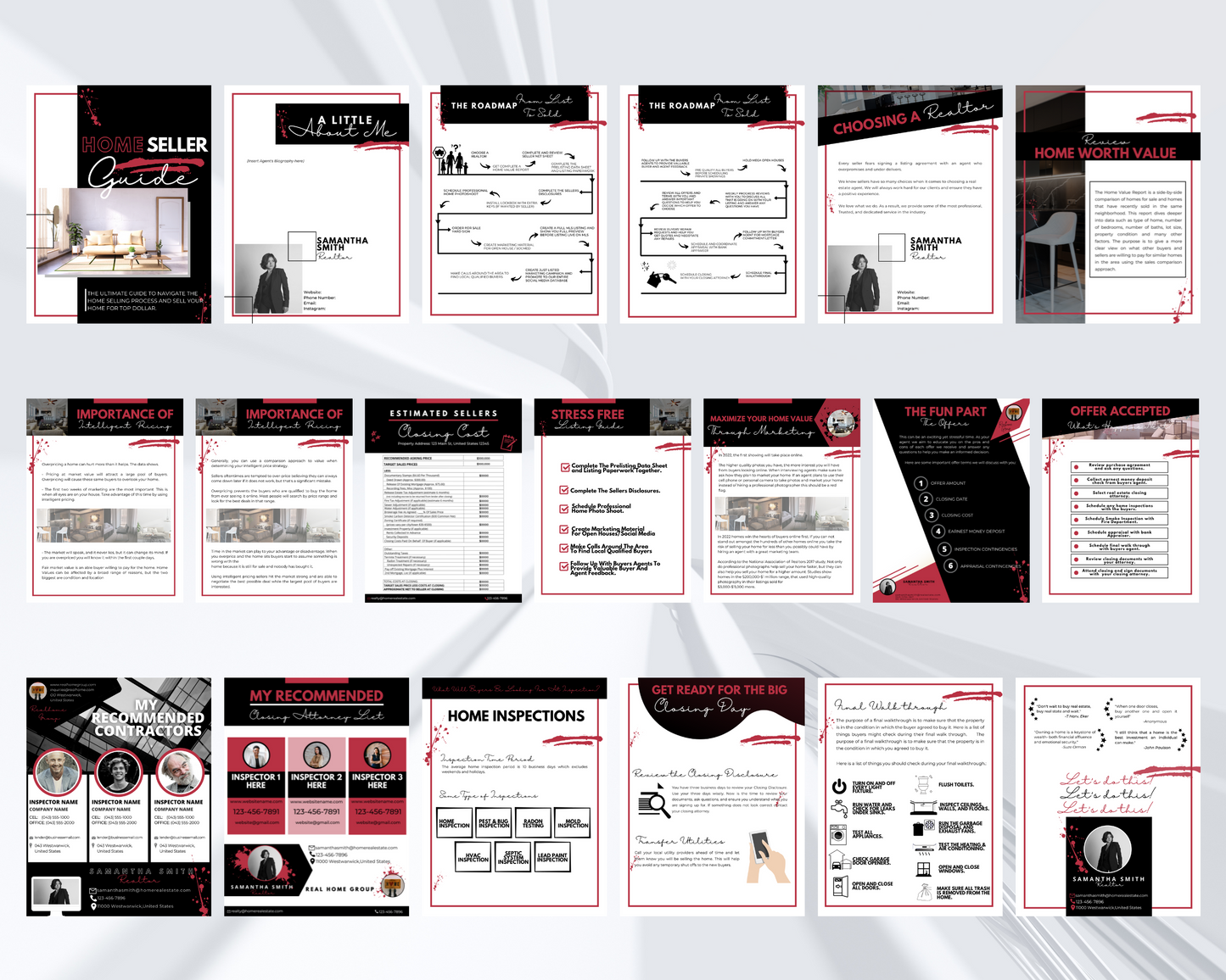 Home Sellers Guide | Real Estate Handout | Real Estate Print | Realtor Information | Real Estate Marketing | Instant Download