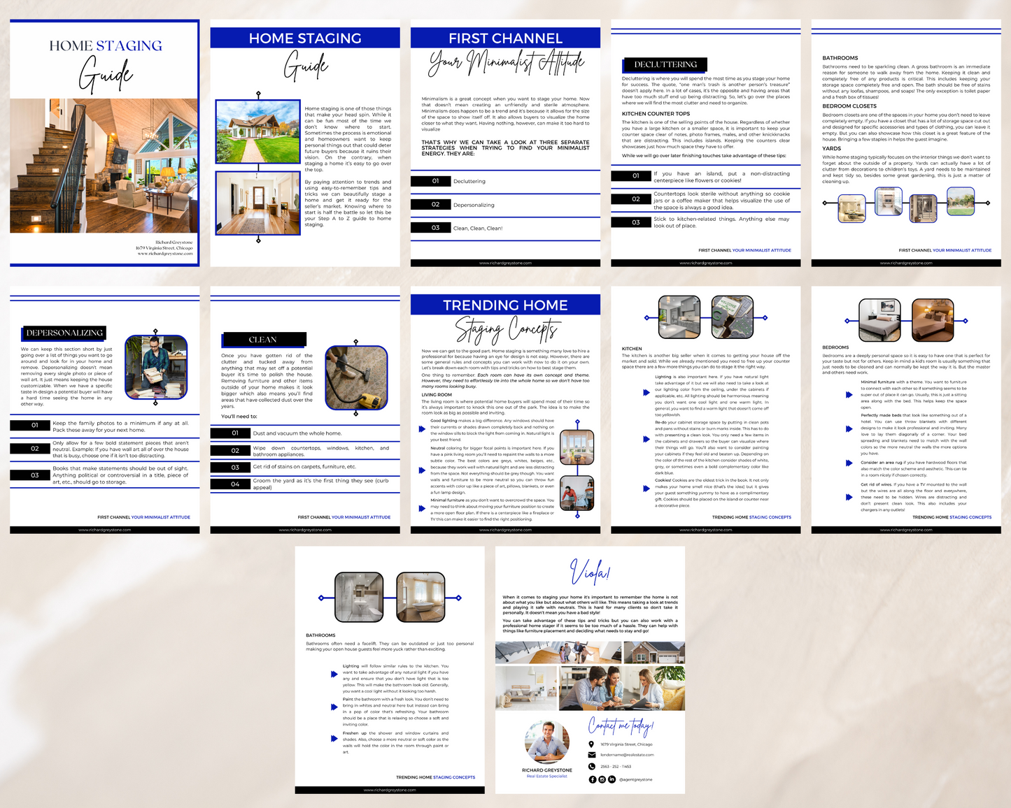 Home Staging Guide | Home Seller Guide | Listing Guide | Real Estate Guide| Real Estate Marketing | Instant Download