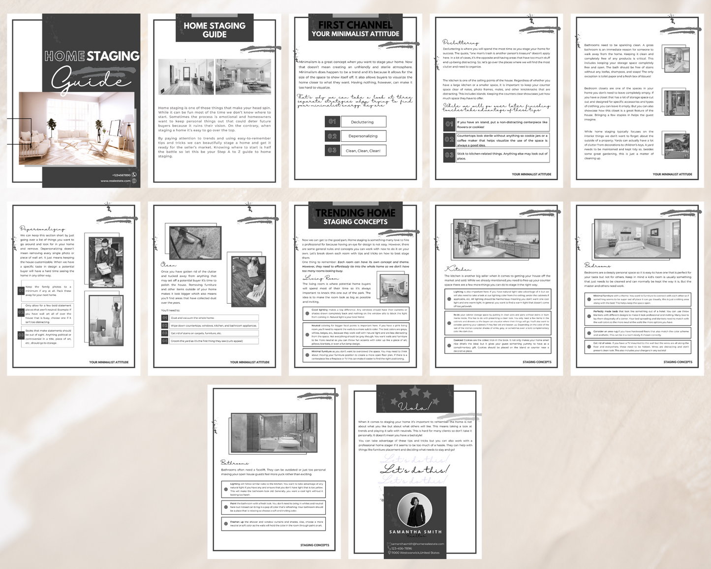 Home Staging Guide | Home Seller Guide | Listing Guide | Real Estate Guide | Real Estate Marketing | Instant Download