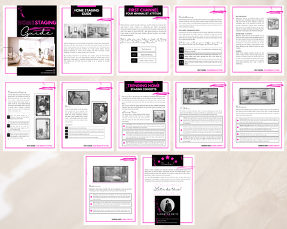 Home Staging Guide | Home Seller Guide | Listing Guide | Real Estate Guide | Real Estate Marketing | Instant Download