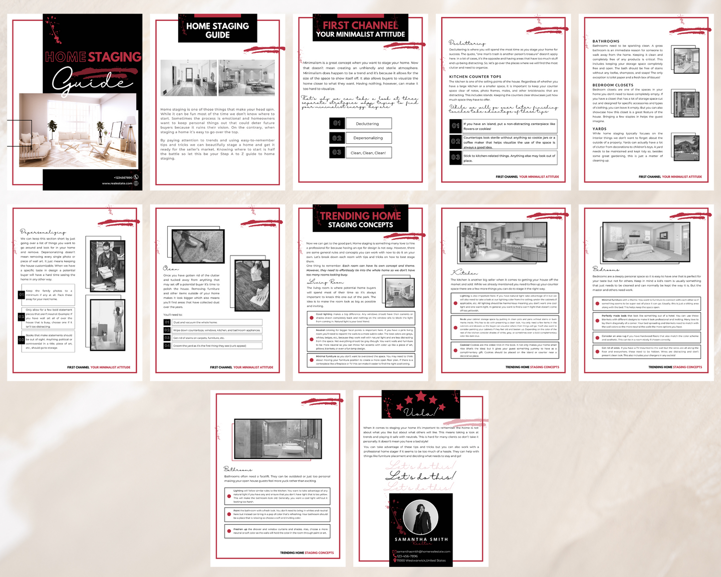 Home Staging Guide | Home Seller Guide | Listing Guide | Real Estate Guide | Real Estate Marketing | Instant Download