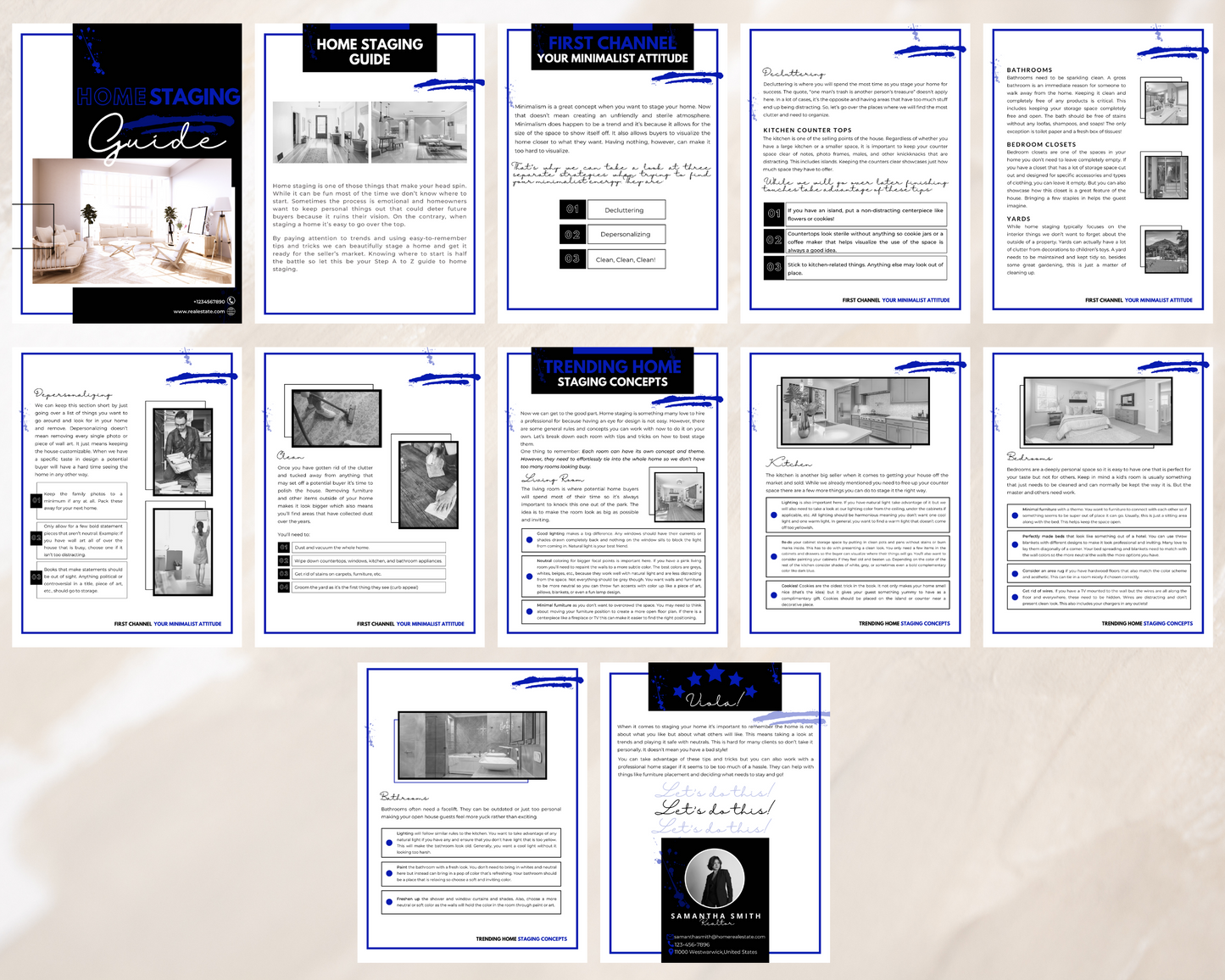 Home Staging Guide | Home Seller Guide | Listing Guide | Real Estate Guide | Real Estate Marketing | Instant Download