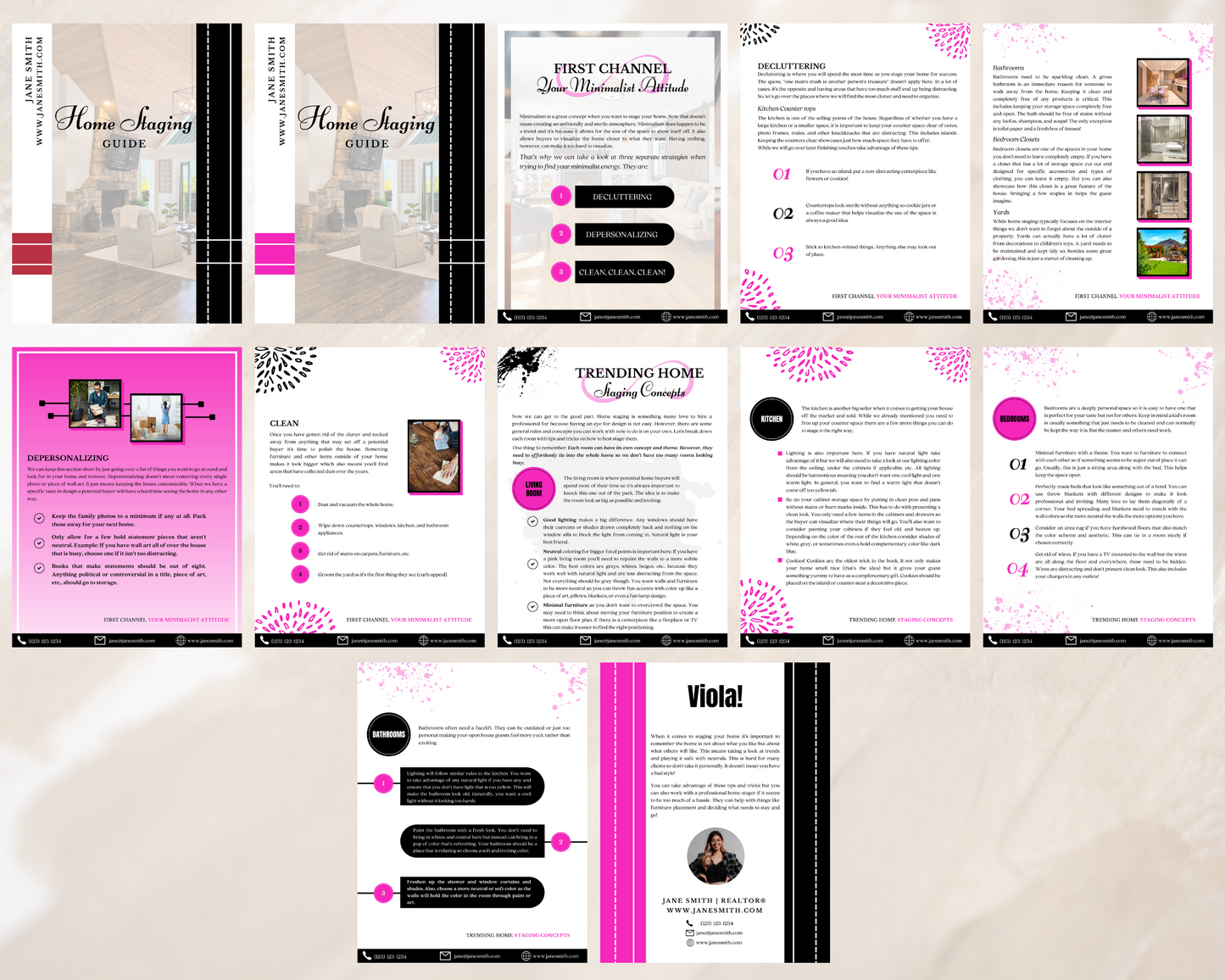 Home Staging Guide | Home Seller Guide | Listing Guide | Real Estate Guide | Real Estate Marketing | Instant Download