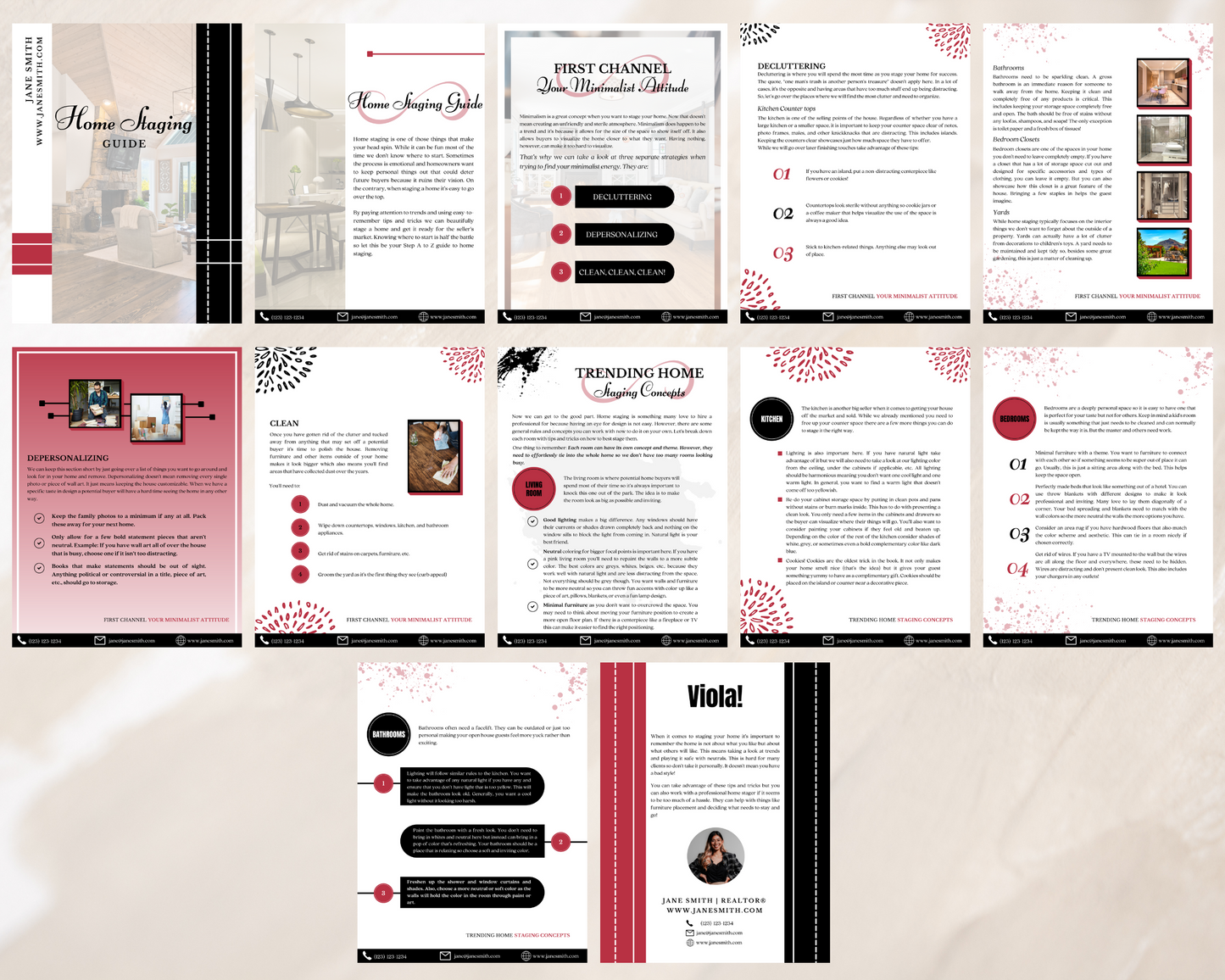 Home Staging Guide | Home Seller Guide | Listing Guide | Real Estate Guide | Real Estate Marketing | Instant Download