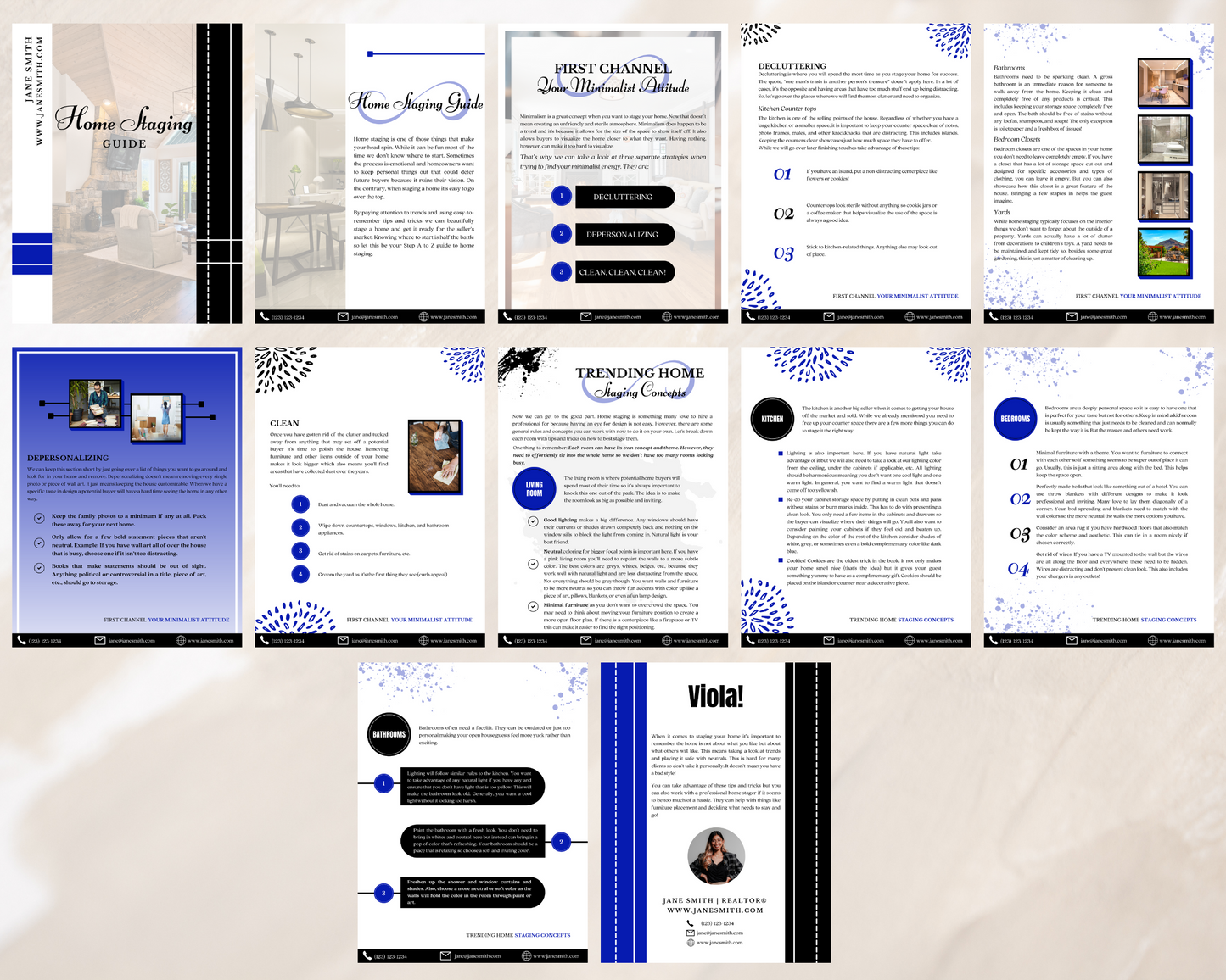 Home Staging Guide | Home Seller Guide | Listing Guide | Real Estate Guide | Real Estate Marketing | Instant Download