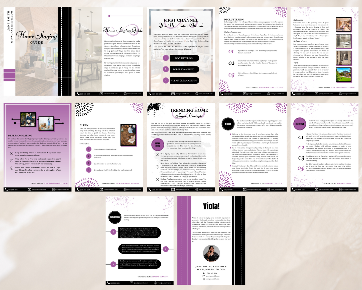 Home Staging Guide | Home Seller Guide | Listing Guide | Real Estate Guide | Real Estate Marketing | Instant Download