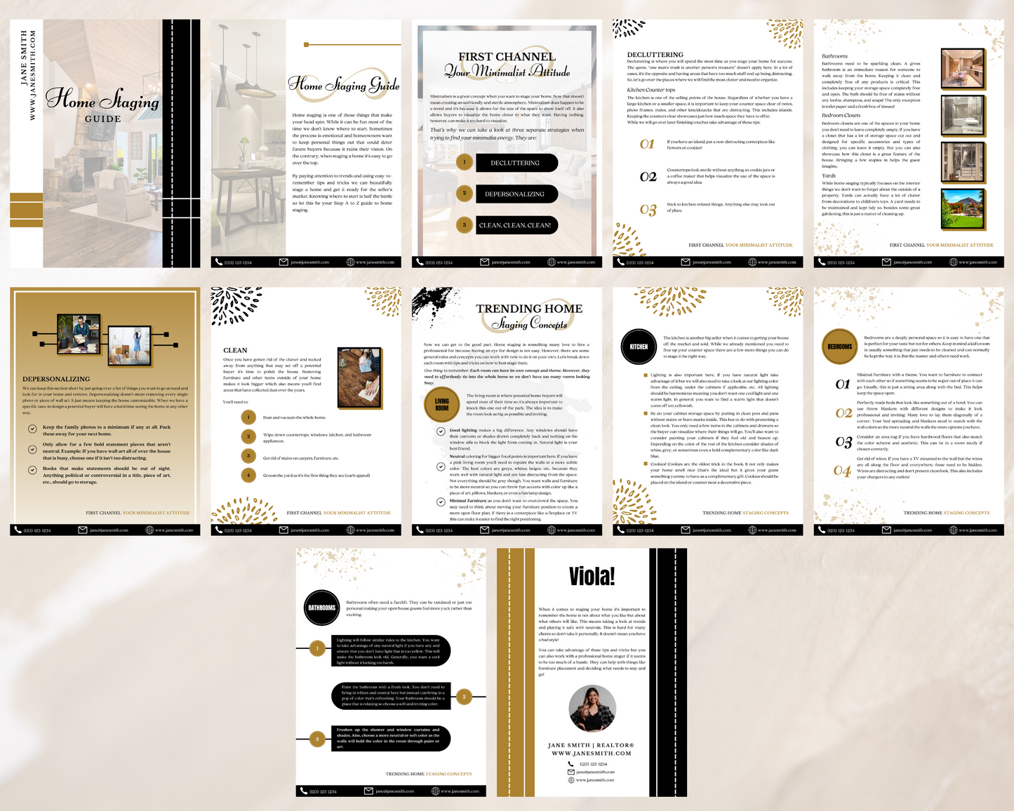 Home Staging Guide | Home Seller Guide | Listing Guide | Real Estate Guide | Real Estate Marketing | Instant Download