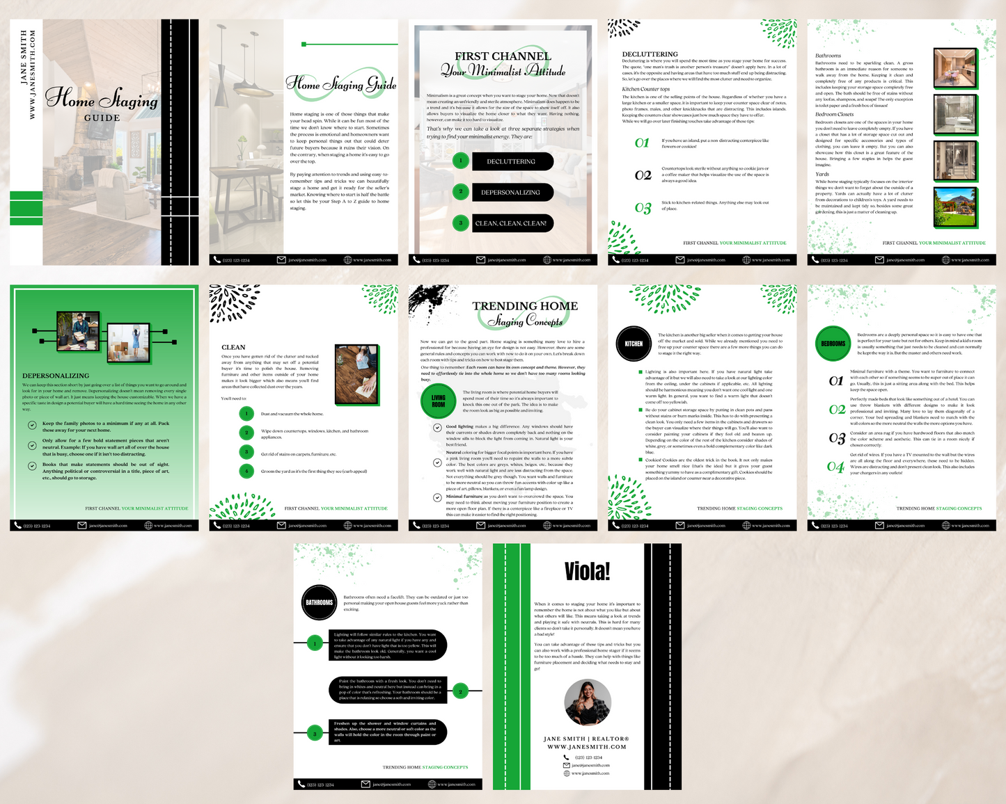 Home Staging Guide | Home Seller Guide | Listing Guide | Real Estate Guide | Real Estate Marketing | Instant Download