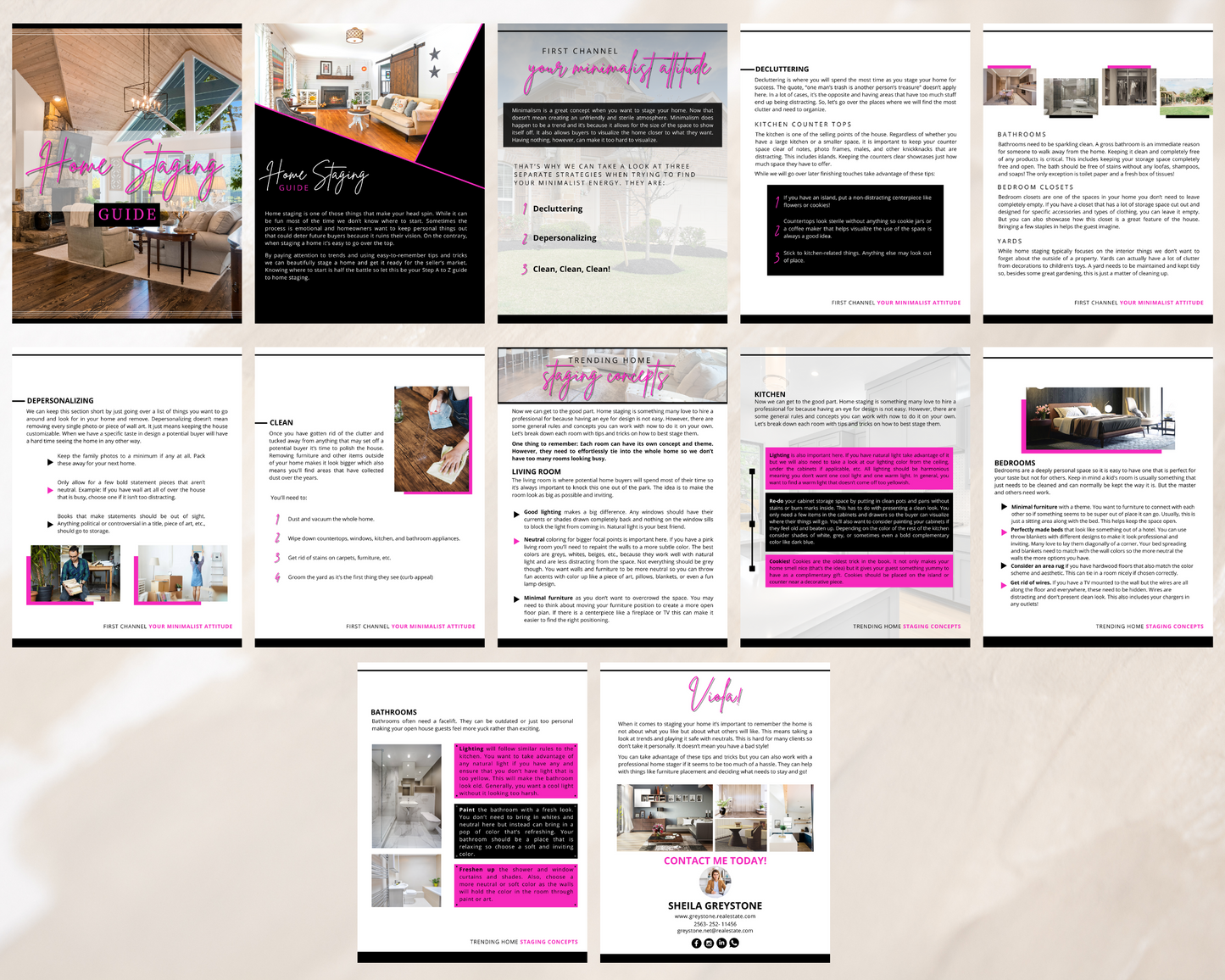 Home Staging Guide | Home Seller Guide | Listing Guide | Real Estate Guide | Real Estate Marketing | Instant Download