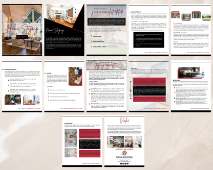 Home Staging Guide | Home Seller Guide | Listing Guide | Real Estate Guide | Real Estate Marketing | Instant Download