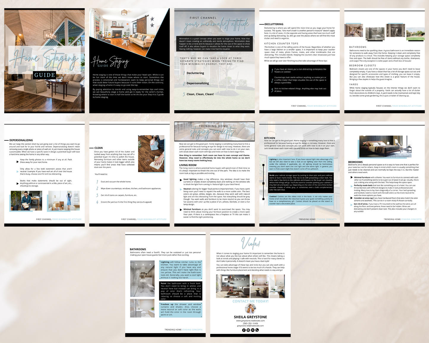Home Staging Guide | Home Seller Guide | Listing Guide | Real Estate Guide | Real Estate Marketing | Instant Download