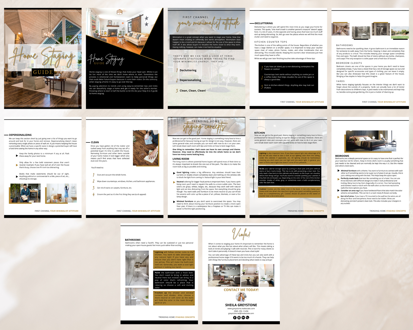 Home Staging Guide | Home Seller Guide | Listing Guide | Real Estate Guide | Real Estate Marketing | Instant Download