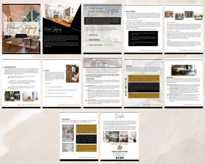 Home Staging Guide | Home Seller Guide | Listing Guide | Real Estate Guide | Real Estate Marketing | Instant Download