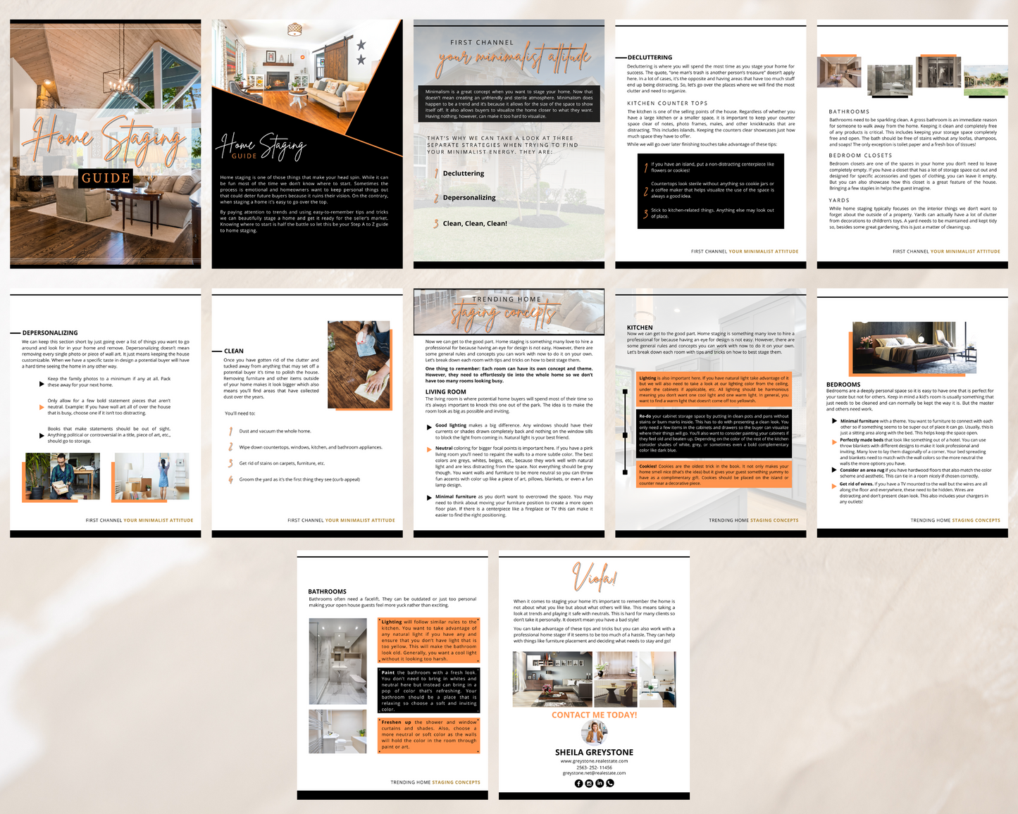 Home Staging Guide | Home Seller Guide | Listing Guide | Real Estate Guide | Real Estate Marketing | Instant Download