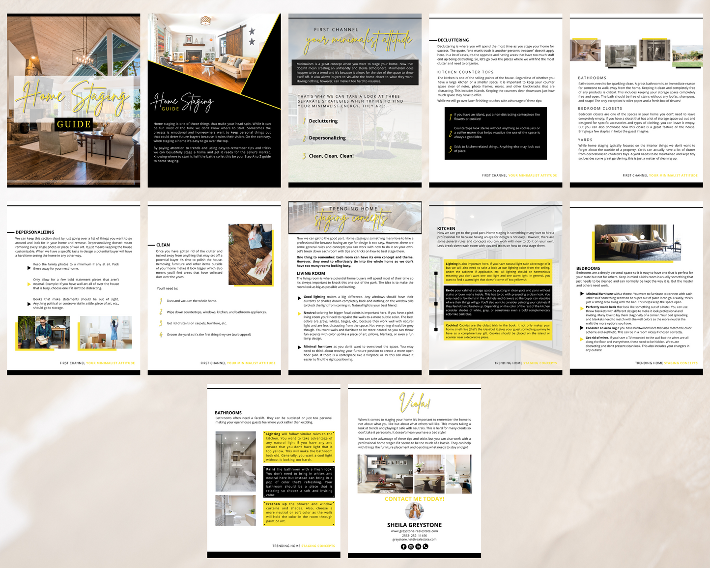 Home Staging Guide | Home Seller Guide | Listing Guide | Real Estate Guide | Real Estate Marketing | Instant Download