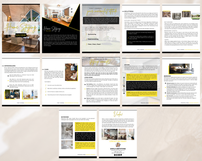 Home Staging Guide | Home Seller Guide | Listing Guide | Real Estate Guide | Real Estate Marketing | Instant Download
