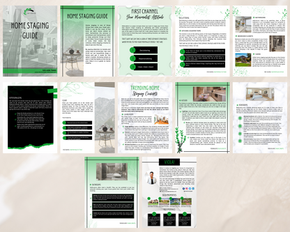 Home Staging Guide | Home Seller Guide | Listing Guide | Real Estate Guide | Real Estate Marketing | Instant Download