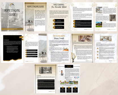 Home Staging Guide | Home Seller Guide | Listing Guide | Real Estate Guide | Real Estate Marketing | Instant Download