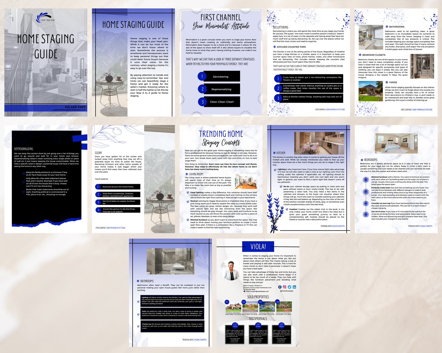 Home Staging Guide | Home Seller Guide | Listing Guide | Real Estate Guide | Real Estate Marketing | Instant Download