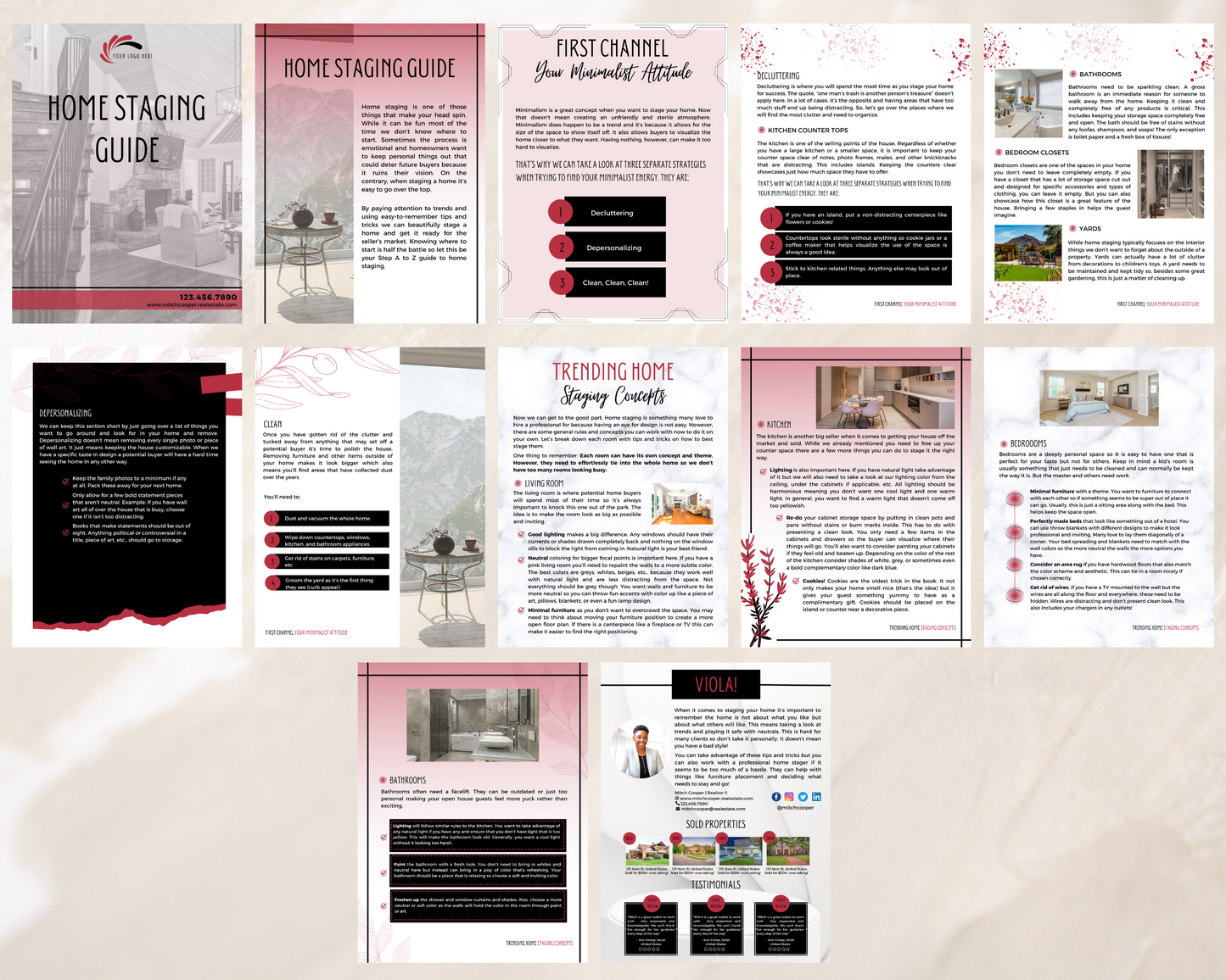 Home Staging Guide | Home Seller Guide | Listing Guide | Real Estate Guide | Real Estate Marketing | Instant Download