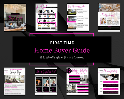 First Home Buyer Presentation Guide Template