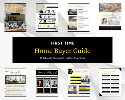 First Home Buyer Presentation Guide Template