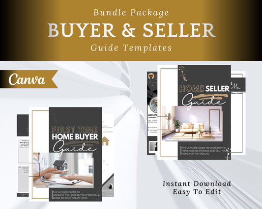 Real Estate Home Buyer and Seller Guide Gold Bundle - Style 5