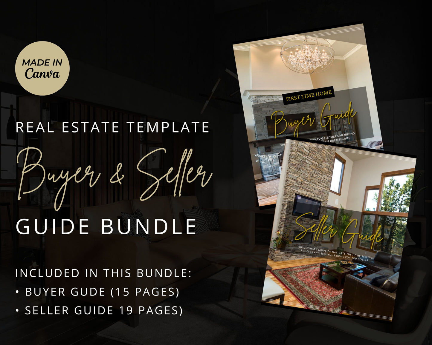 Real Estate Home Buyer and Seller Guide Gold Bundle - Style 2