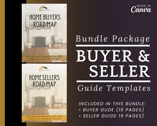 Real Estate Home Buyer and Seller Guide Gold Bundle - Style 3