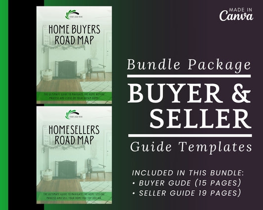 Real Estate Home Buyer and Seller Guide Green Bundle - Style 3