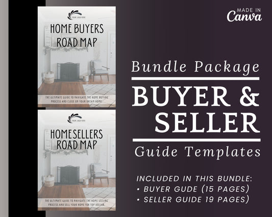 Real Estate Home Buyer and Seller Guide Grey Bundle - Style 3