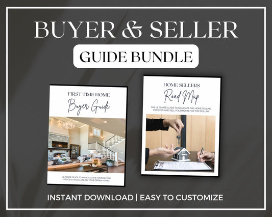 Real Estate Home Buyer and Seller Guide Grey Bundle - Style 4