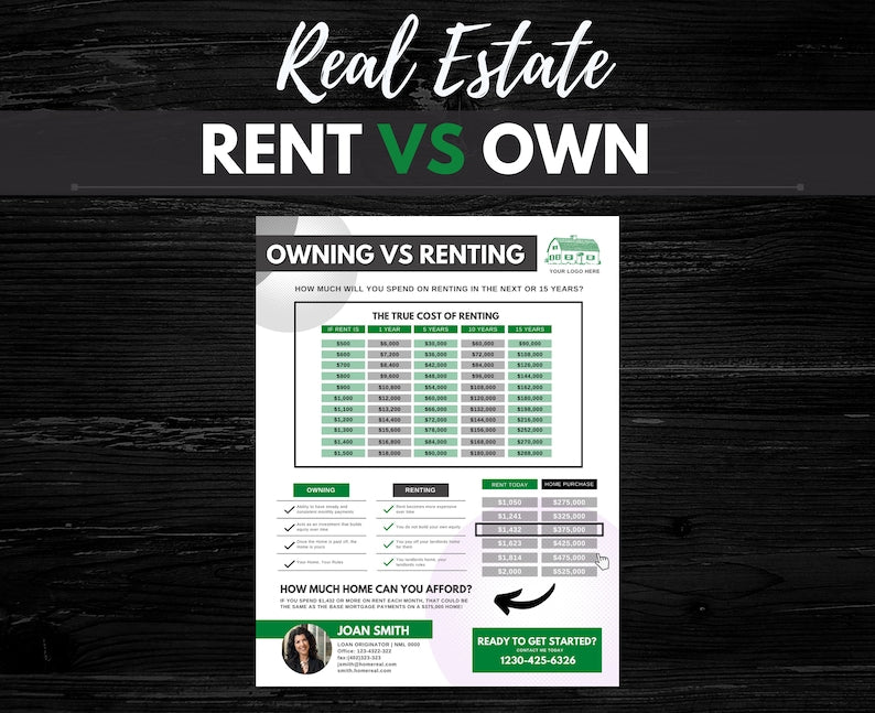Rent vs Own Flyer - Style 2
