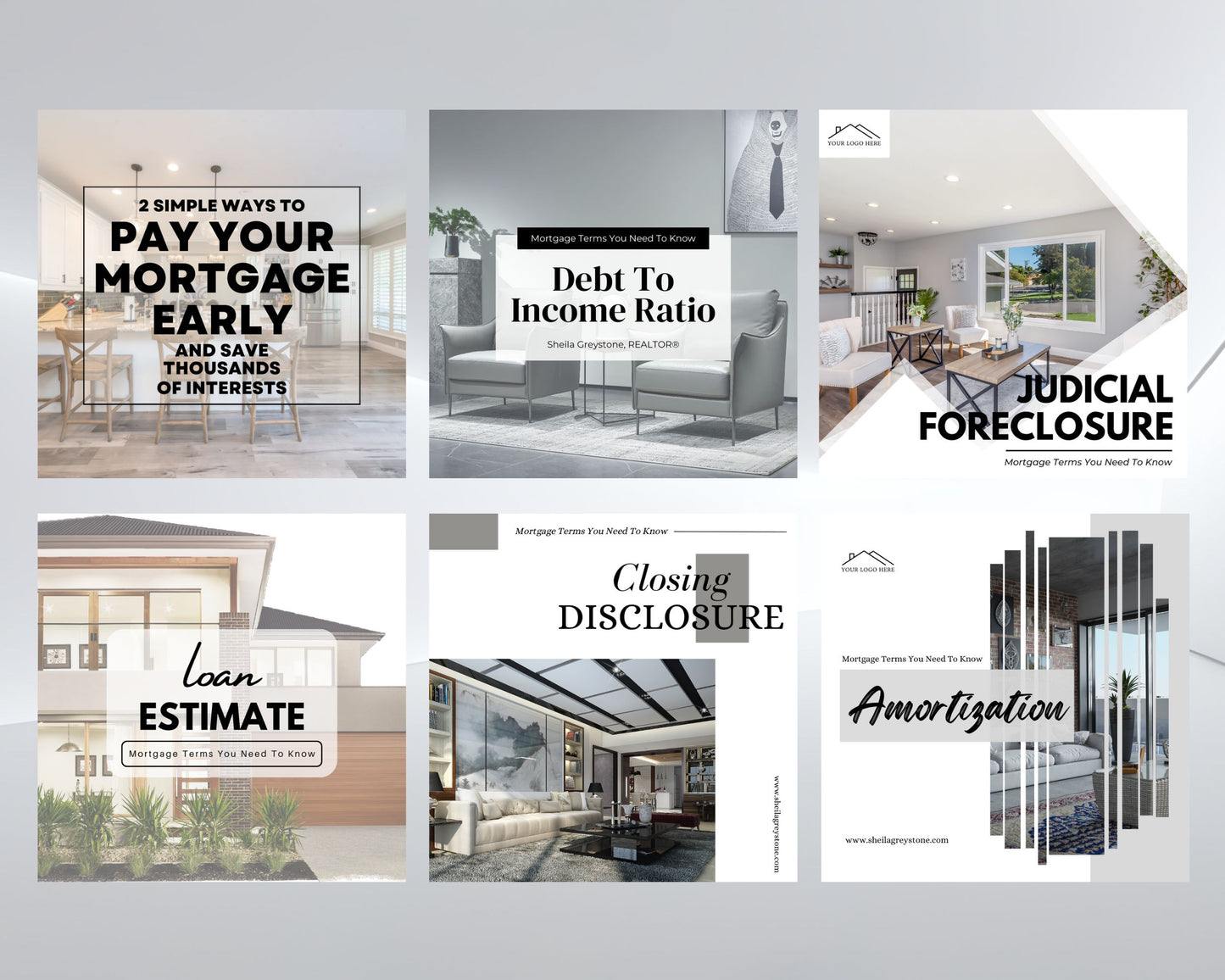 Mortgage Instagram post (15 Posts)