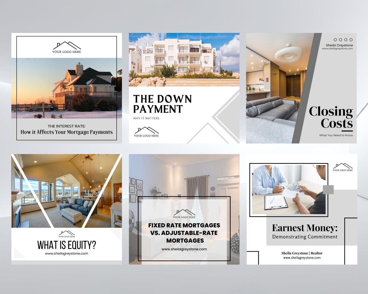 Mortgage Instagram post (15 Posts)