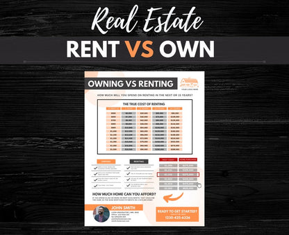 Rent vs Own Flyer - Style 2