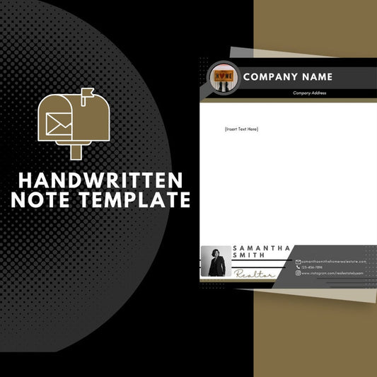 Handwritten Note Template
