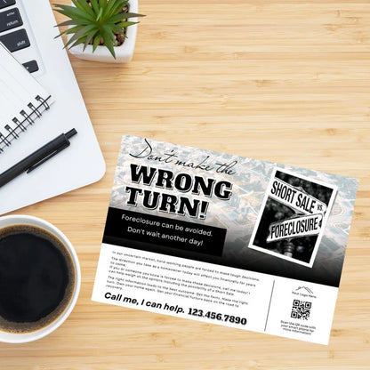 Real Estate Foreclosure 5x7 Postcard