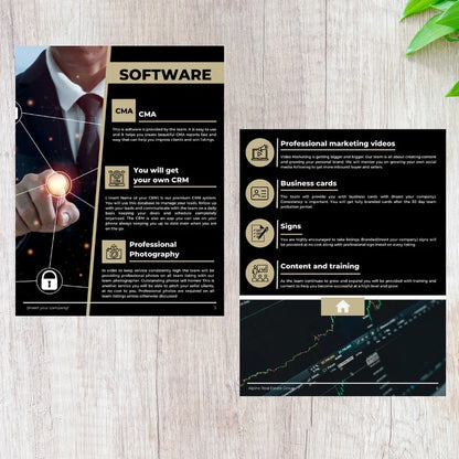 Real Estate Brokerage Agreement  | Real Estate Team Guide  | Real Estate Print | Real Estate Marketing | Instant Download