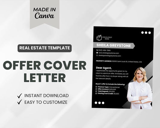 Black Offer Cover Letter